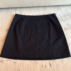 Theory Black Mini Skirt